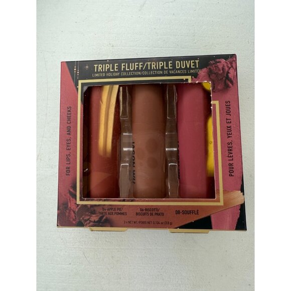 Jason Wu Triple Hot Fluff Lipstick Kit Apple pie / Biscotti / Souffle - Sealed - Picture 5 of 5